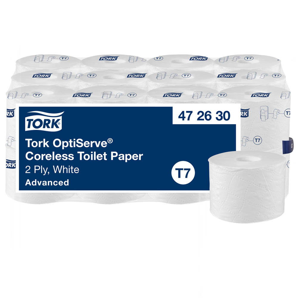 Tork T7 OptiServe Hülsenloses Toilettenpapier Advanced Tork T7 OptiServe Hülsenloses Toilettenpapier Advanced