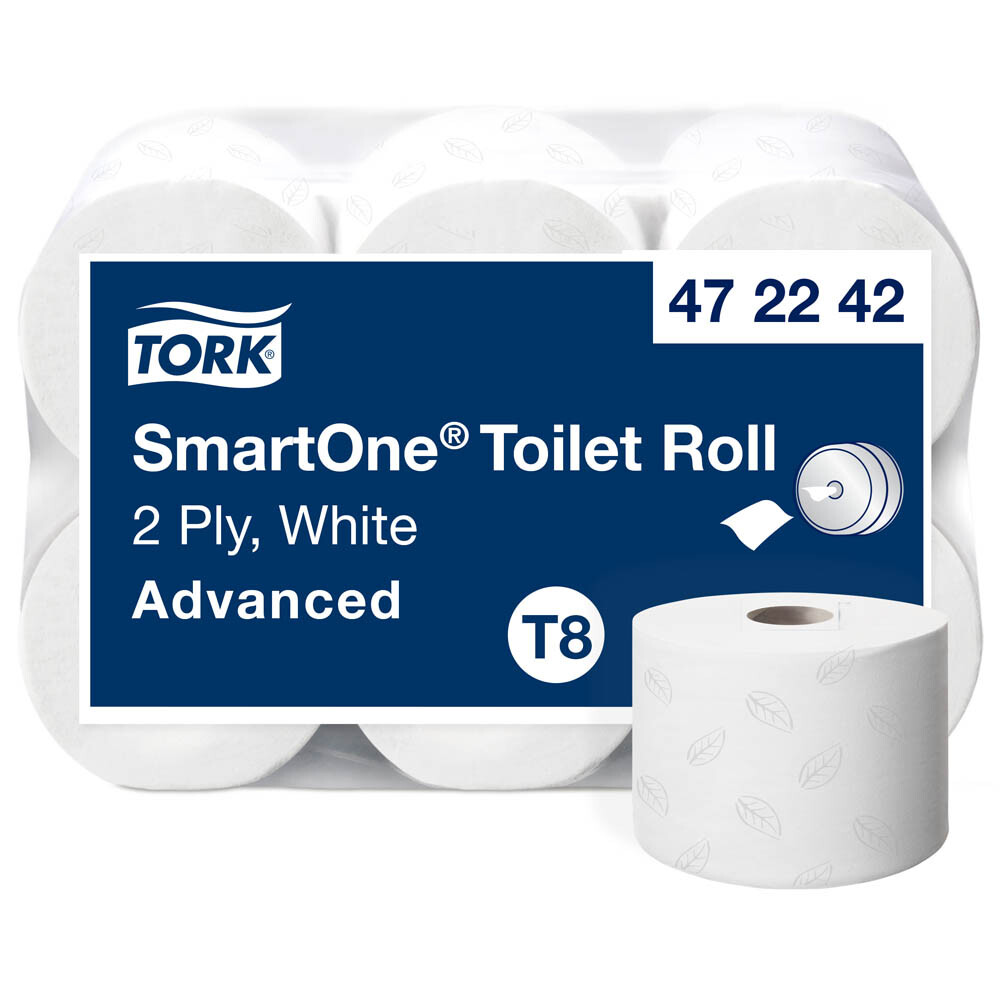 Tork T8 SmartOne Toilettenpapier weiß Tork T8 SmartOne Toilettenpapier weiß
