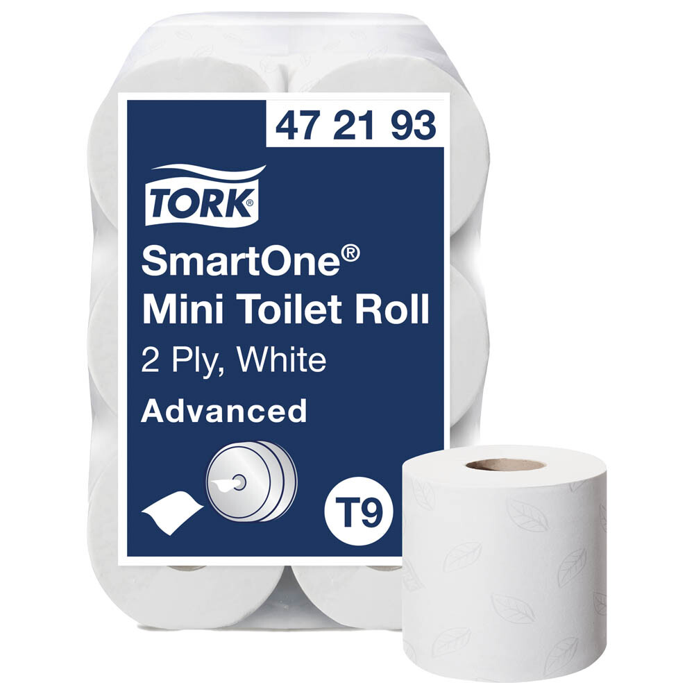 Tork T9 SmartOne Mini Toilettenpapier weiß Tork T9 SmartOne Mini Toilettenpapier weiß