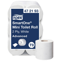 Tork T9 SmartOne Mini Toilettenpapier weiß Tork T9 SmartOne Mini Toilettenpapier weiß