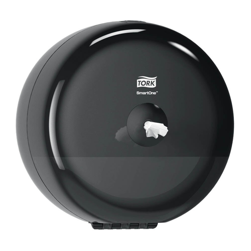 Tork T9 SmartOne Toilettenpapierspender Mini schwarz Tork T9 SmartOne Toilettenpapierspender Mini schwarz