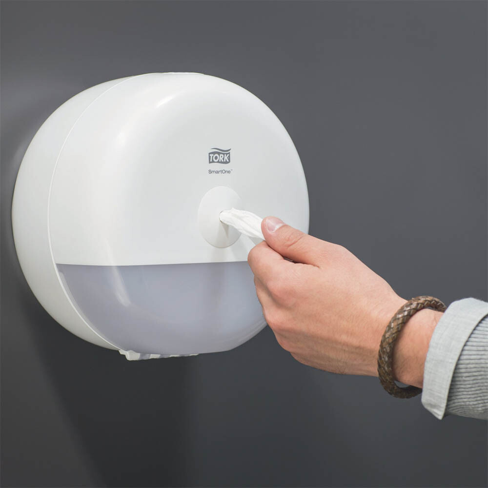 Tork T9 SmartOne Toilettenpapierspender Mini weiß