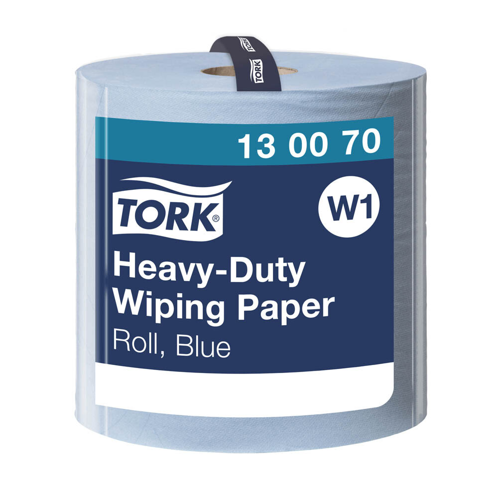 Tork W1 extra starke Papierwischtücher 2-lagig blau Tork W1 extra starke Papierwischtücher 2-lagig blau