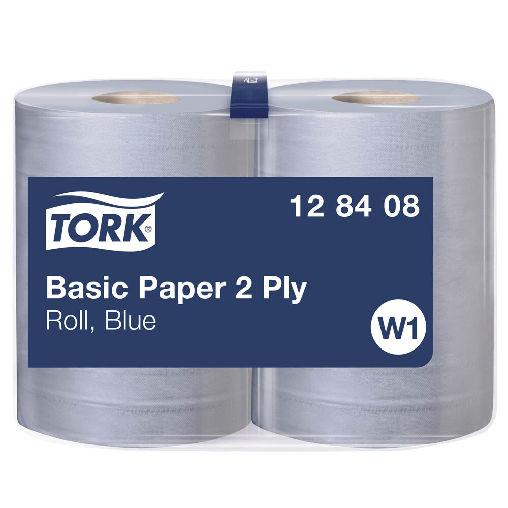 Tork W1 Standard-Papierwischtücher 2-lagig blau Tork W1 Standard-Papierwischtücher 2-lagig blau