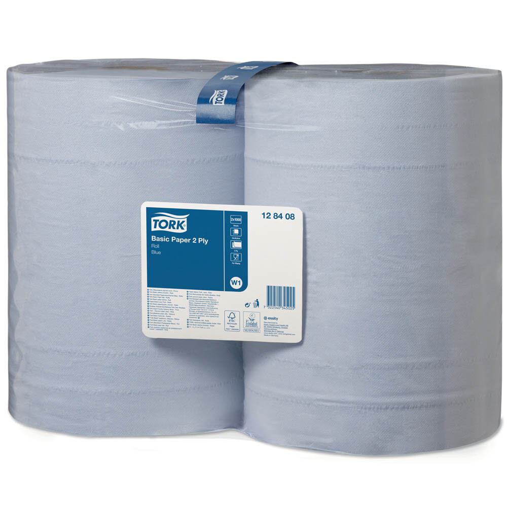 Tork W1 Standard-Papierwischtücher 2-lagig blau Tork W1 Standard-Papierwischtücher 2-lagig blau