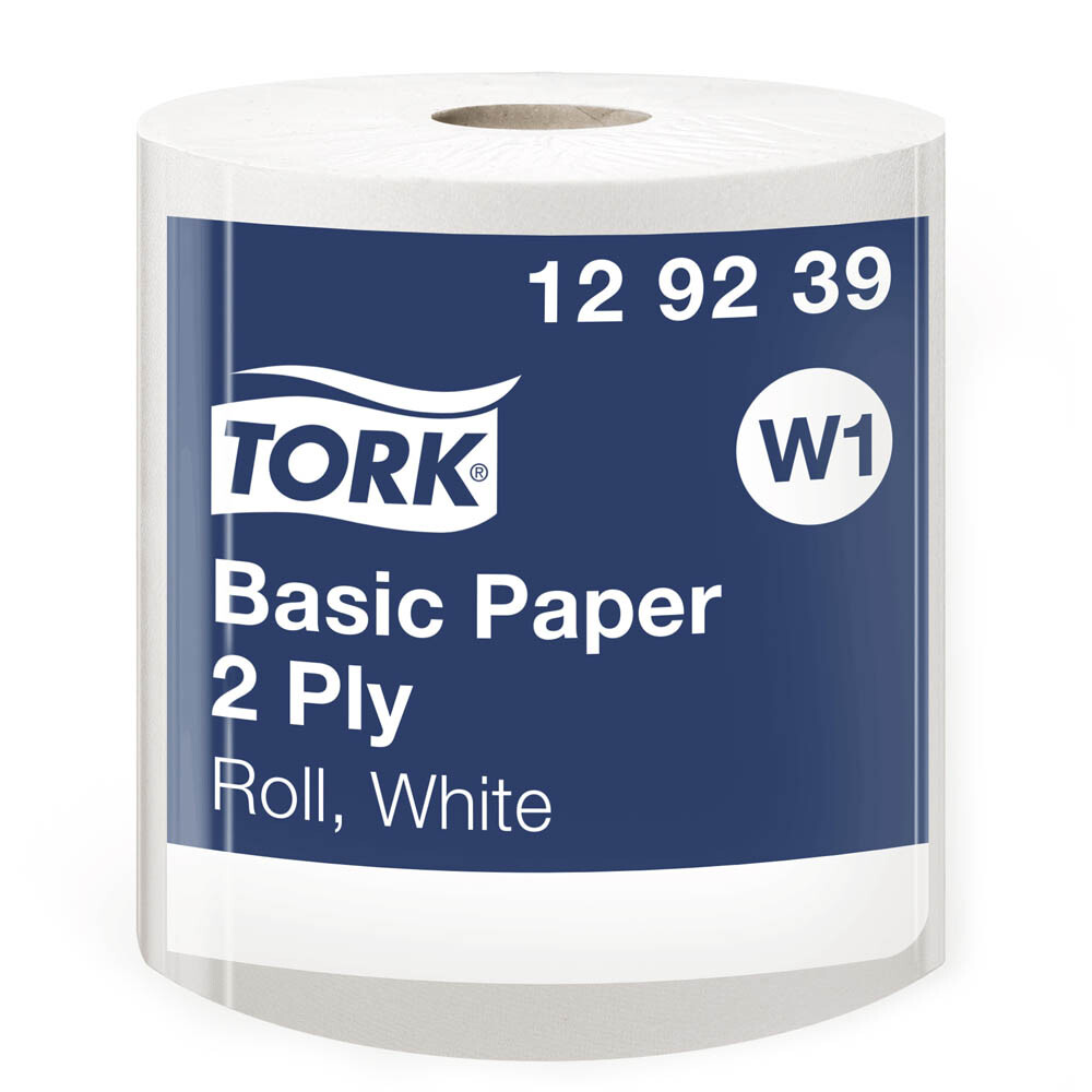 Tork W1 Standard-Papierwischtücher 2-lagig weiß 680 m Tork W1 Standard-Papierwischtücher 2-lagig weiß 680 m