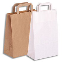 Tragetasche aus Papier mit Papierhenkel Tragetasche aus Papier mit Papierhenkel