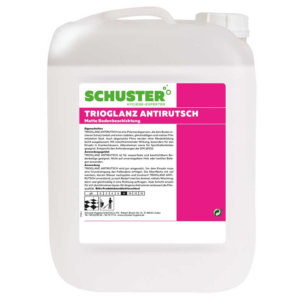 Trioglanz Antirutsch Kanister a 10 Liter Trioglanz Antirutsch Kanister a 10 Liter