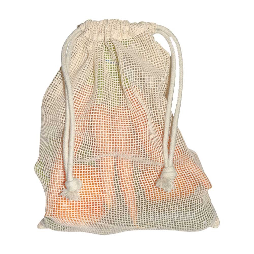 Veggie Bags mit doppeltem Kordelzug ca. 30 x 40 cm