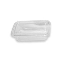 Verpackungsschalen "LEONIE" rechteckig mit anhängendem Deckel 1000 ml Verpackungsschalen "LEONIE" rechteckig mit anhängendem Deckel 1000 ml