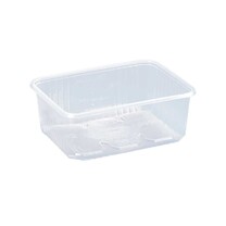 Verpackungsschalen rechteckig PP Transparent 1.000 ml Verpackungsschalen rechteckig PP Transparent 1.000 ml