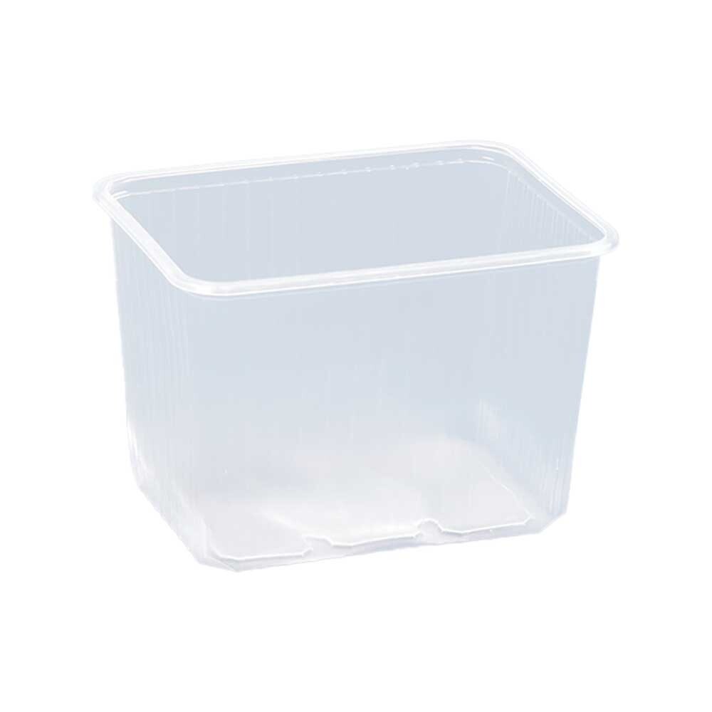 Verpackungsschalen rechteckig PP Transparent 2.000 ml Verpackungsschalen rechteckig PP Transparent 2.000 ml