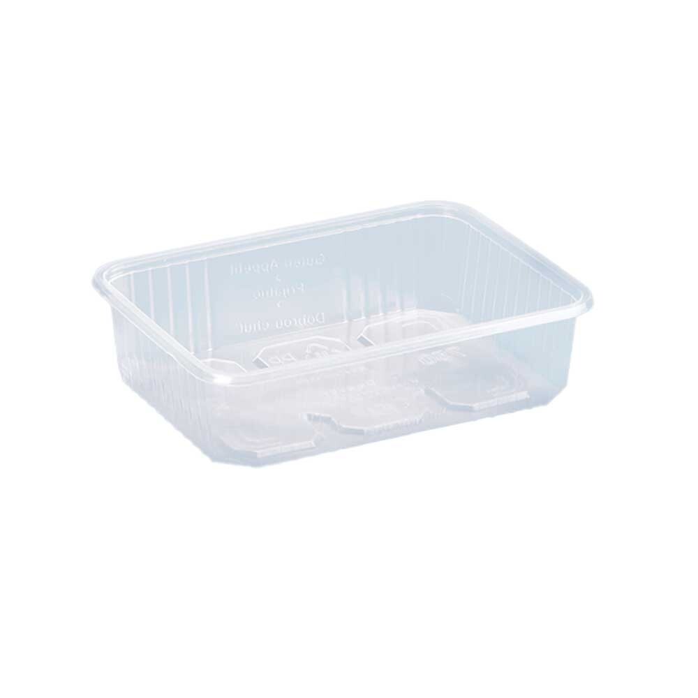 Verpackungsschalen rechteckig PP Transparent 750 ml Verpackungsschalen rechteckig PP Transparent 750 ml