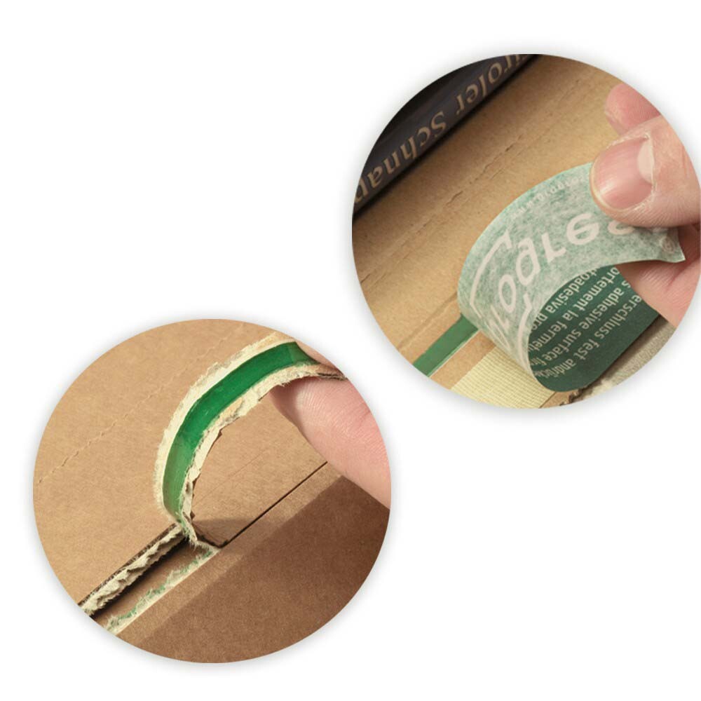 Versandtasche - ECO quer aus stabiler Wellpappe braun DIN B4 Versandtasche - ECO quer aus stabiler Wellpappe braun DIN B4