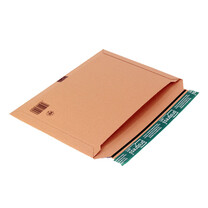 Versandtasche - ECO quer aus stabiler Wellpappe braun DIN B4+