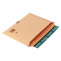 Versandtasche - ECO quer aus stabiler Wellpappe braun DIN C4