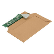 Versandtasche - ECO quer aus stabiler Wellpappe braun DIN DL Versandtasche - ECO quer aus stabiler Wellpappe braun DIN DL