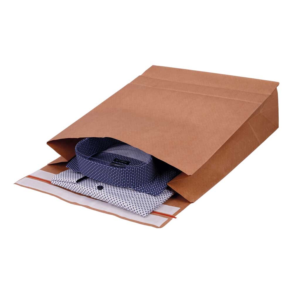 Versandtaschen aus Kraftpapier für Textilien 400 100 x 500 100mm Versandtaschen aus Kraftpapier für Textilien 400 100 x 500 100mm