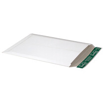 Versandtaschen aus stabiler Vollpappe weiß Versandtaschen aus stabiler Vollpappe weiß