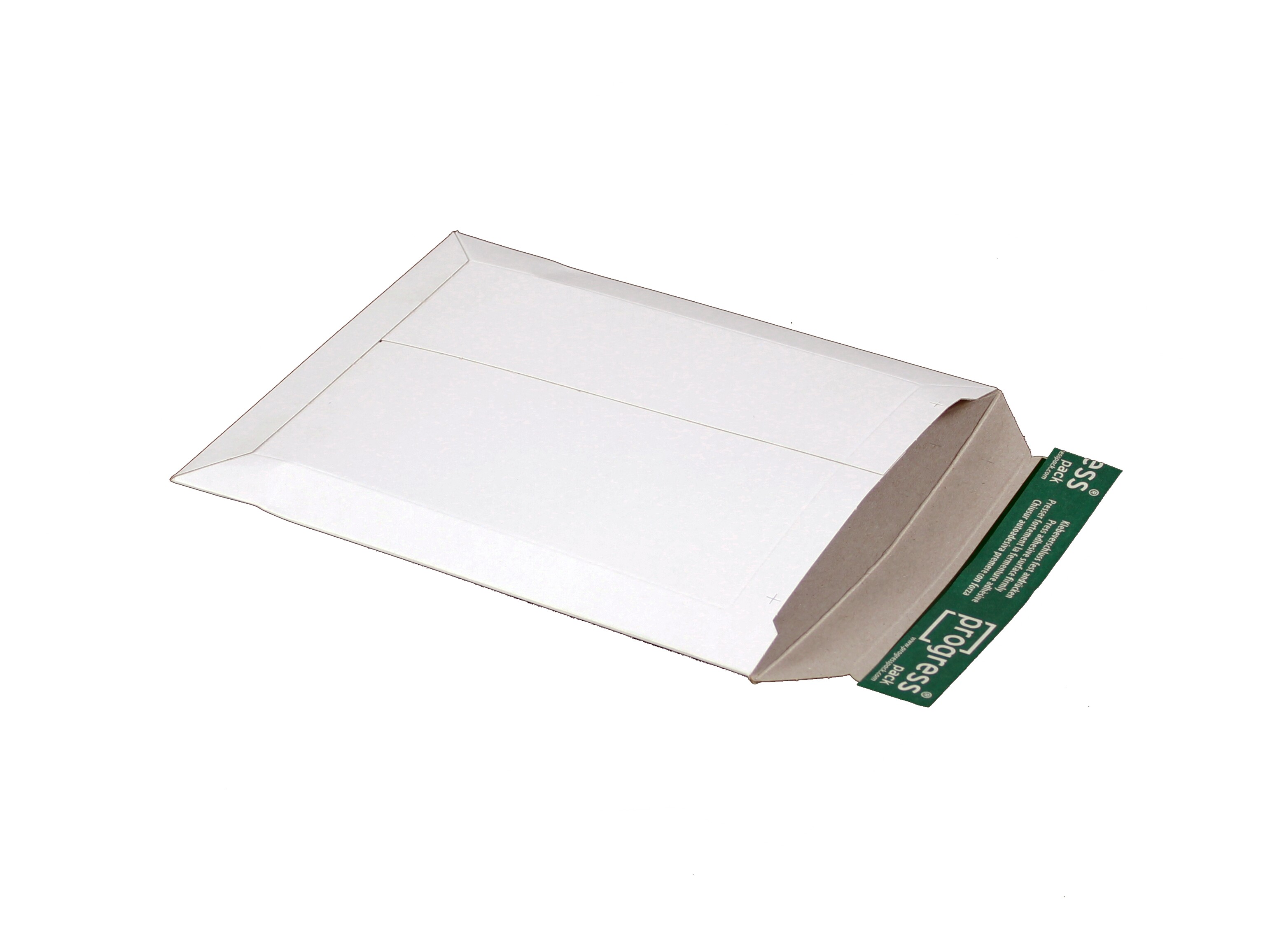 Versandtaschen aus stabiler Vollpappe Weiß B5+