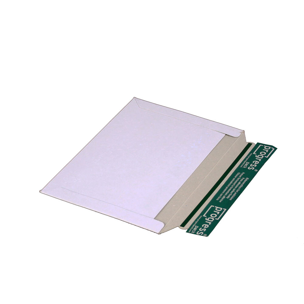 Versandtaschen quer aus stabiler Vollpappe weiß PP V07.02 Versandtaschen quer aus stabiler Vollpappe weiß PP V07.02