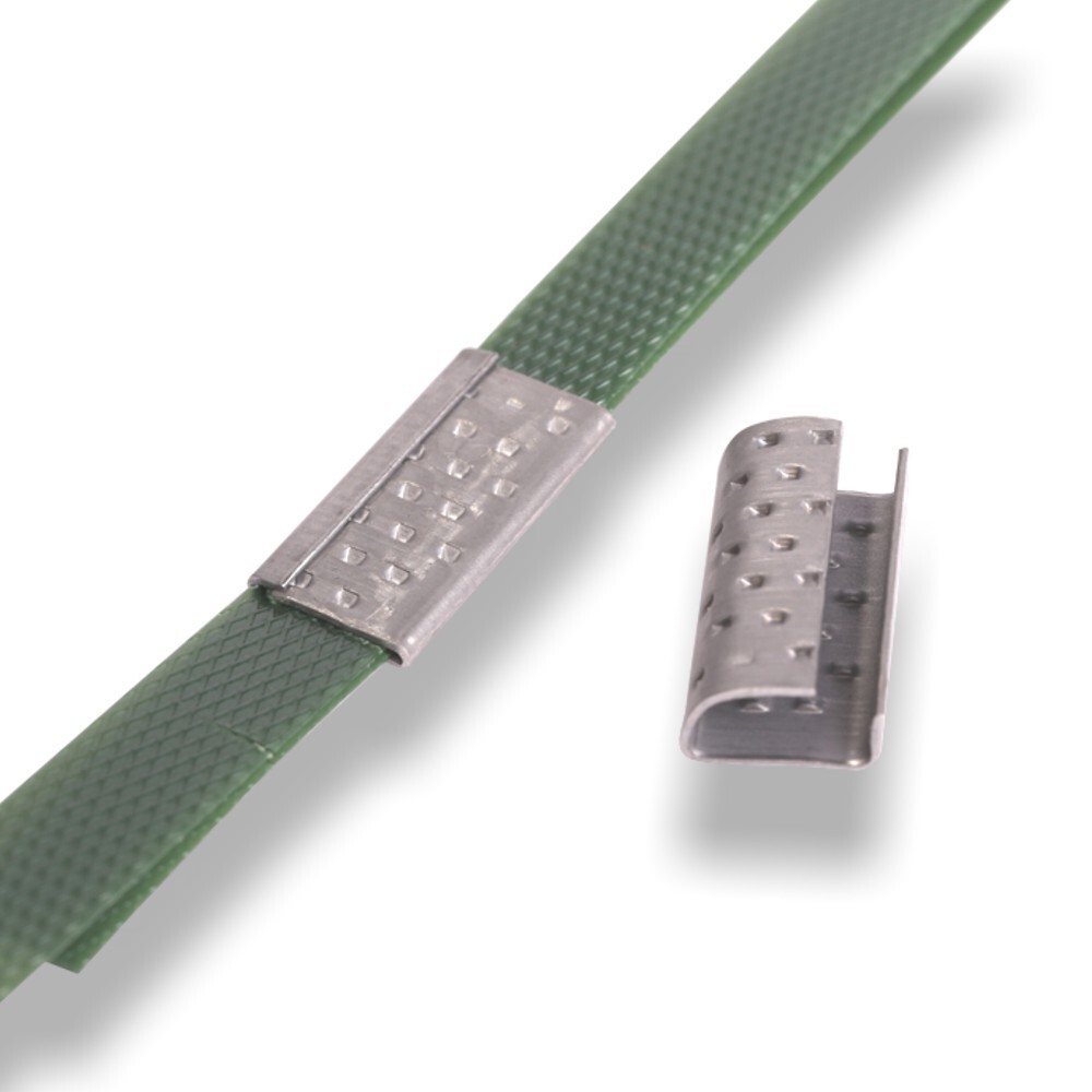 Verschlussplomben für PET Umreifungsbänder 13 mm Verschlussplomben für PET Umreifungsbänder 13 mm