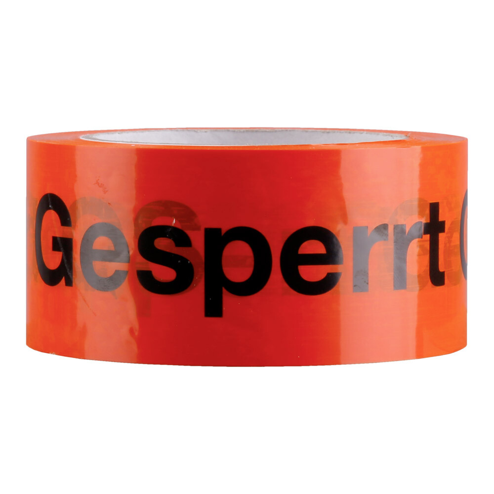 Warnklebebänder PVC QS-GESPERRT