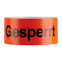 Warnklebebänder PVC 66m 50mm GESPERRT Warnklebebänder PVC 66m 50mm GESPERRT