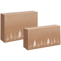 Weinkartons quer Modern Christmas - Weihnachten Weinkartons quer Modern Christmas - Weihnachten