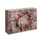 Weinkartons Vintage Weihnachtskranz