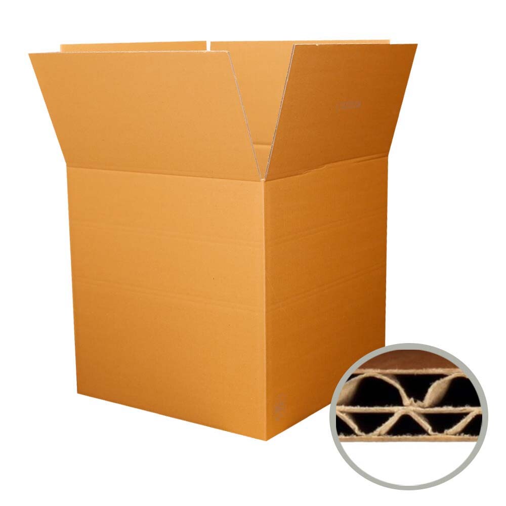 20 Karton Box Wellpapp-Faltkartons 1-wellig 27,0 x 18,0 x 18,7 cm