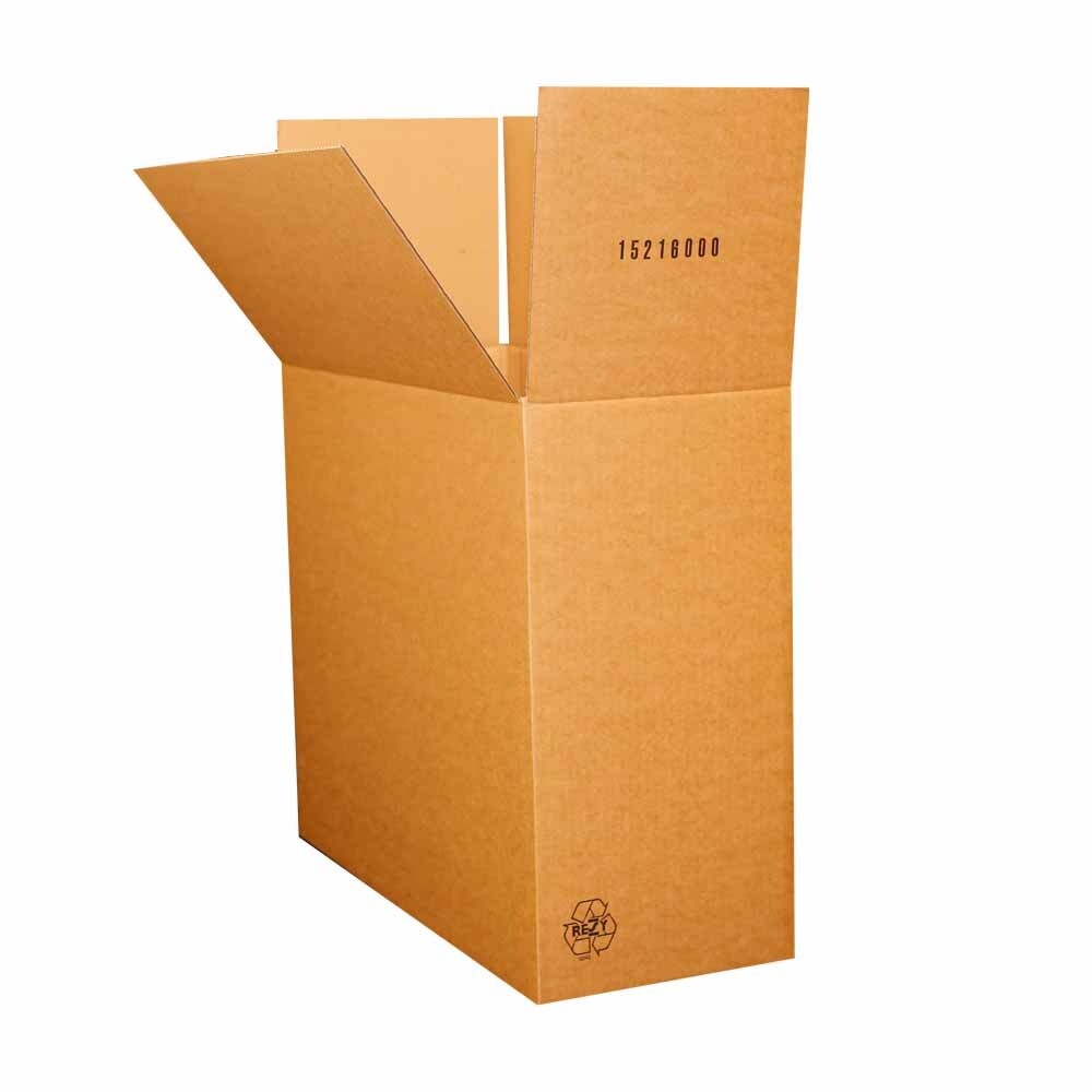Wellpapp-Faltkartons für flache Produkte 1-wellig 600 x 250 x 500 mm Wellpapp-Faltkartons für flache Produkte 1-wellig 600 x 250 x 500 mm