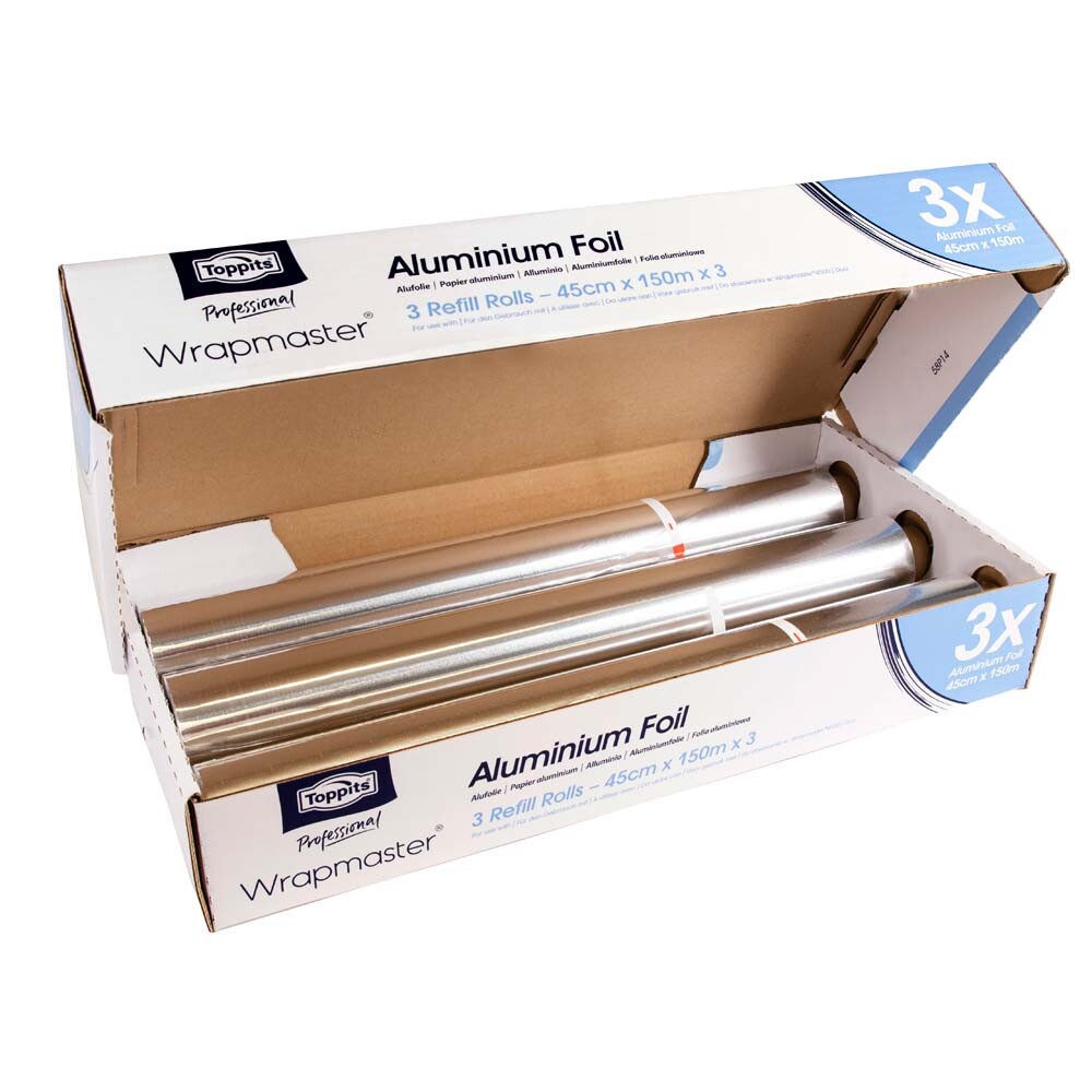 Nachfüllrollen für Wrapmaster Foliengeräte 45 cm breit 150 lfm Nachfüllrollen für Wrapmaster Foliengeräte 45 cm breit 150 lfm