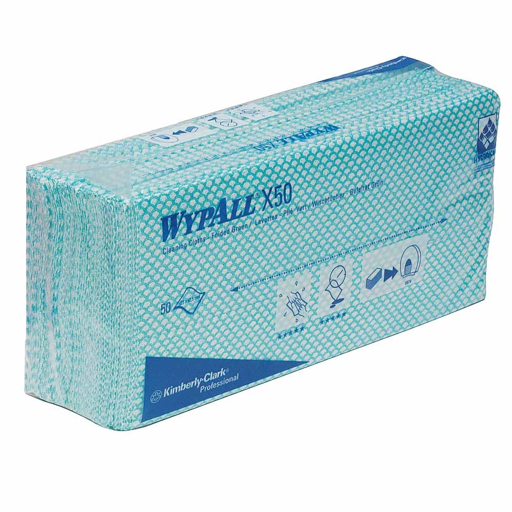 WYPALL® X50 Reinigungstücher Grün WYPALL® X50 Reinigungstücher Grün