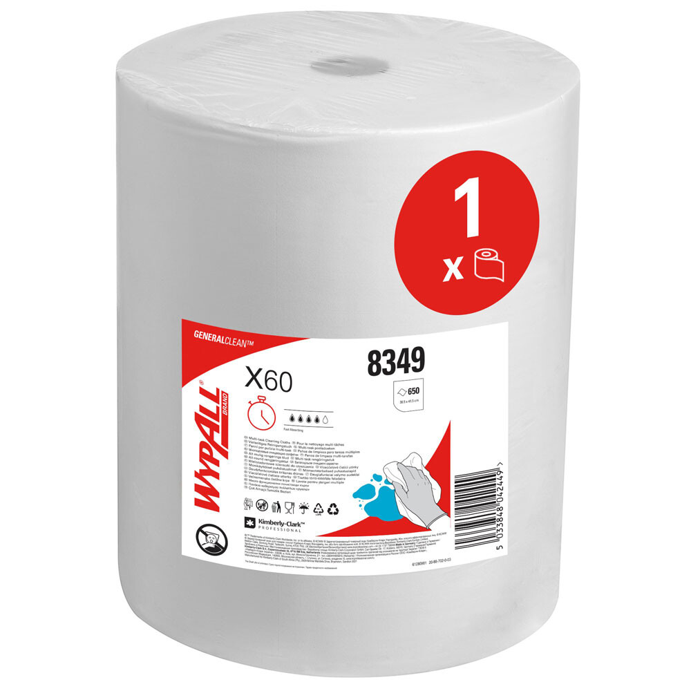 WYPALL® X60 Blau 650 Blatt weiß WYPALL® X60 Blau 650 Blatt weiß