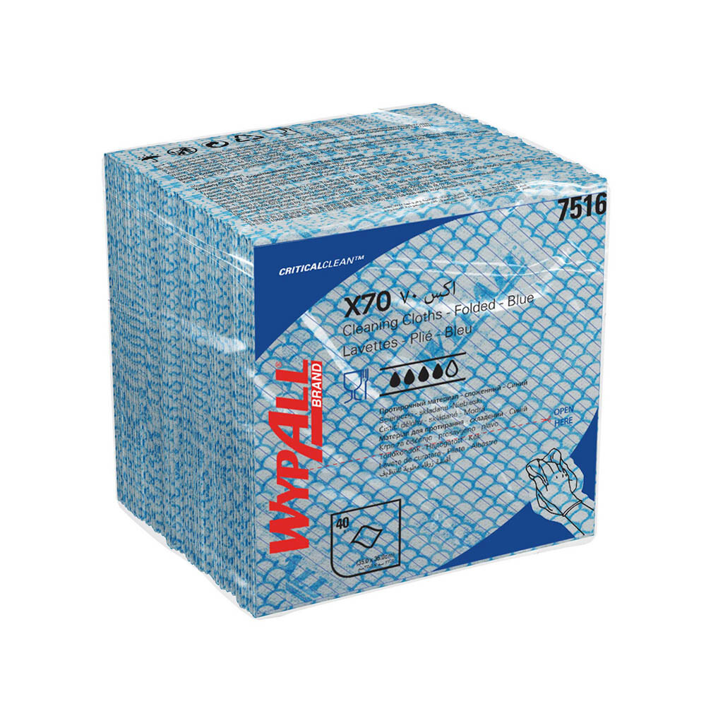 WYPALL® X70 Reinigungstücher blau WYPALL® X70 Reinigungstücher blau