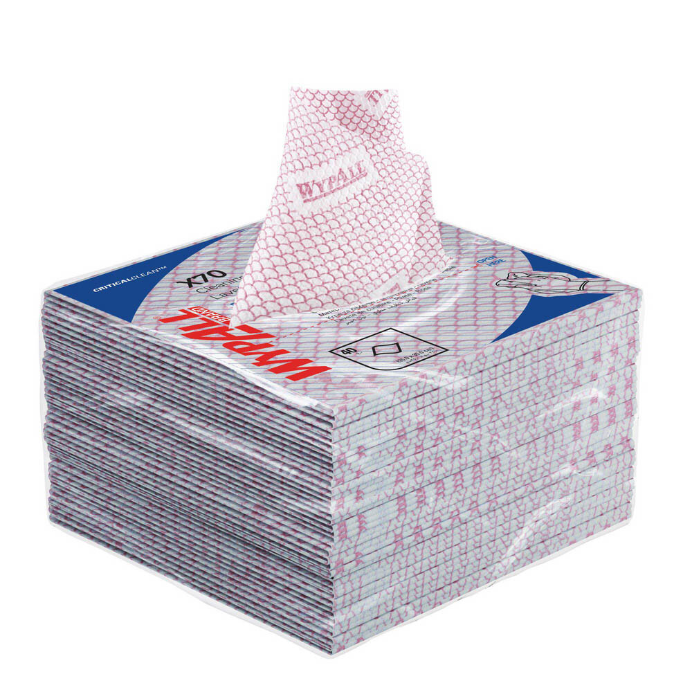 WYPALL® X70 Reinigungstücher rot WYPALL® X70 Reinigungstücher rot