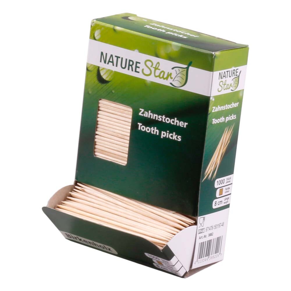 Zahnstocher Holzstiel Holzpickser