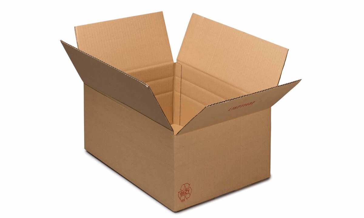 1000 Kartons aus Wellpappe 250x150x150mm Verpackung - Faltkartons Versandkarton